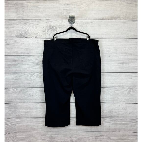 Old Navy Plus Size Black High Rise Wide Leg Pants Size 28W - Picture 5 of 7